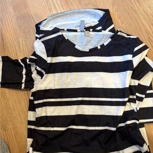 ASOS striped maternity dress